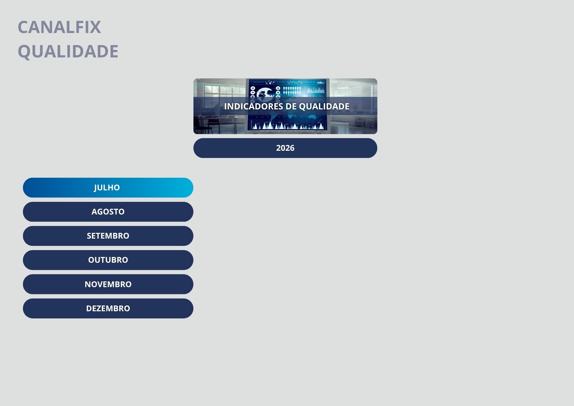 CanalFix Qualidade - Indicadores de Qualidade