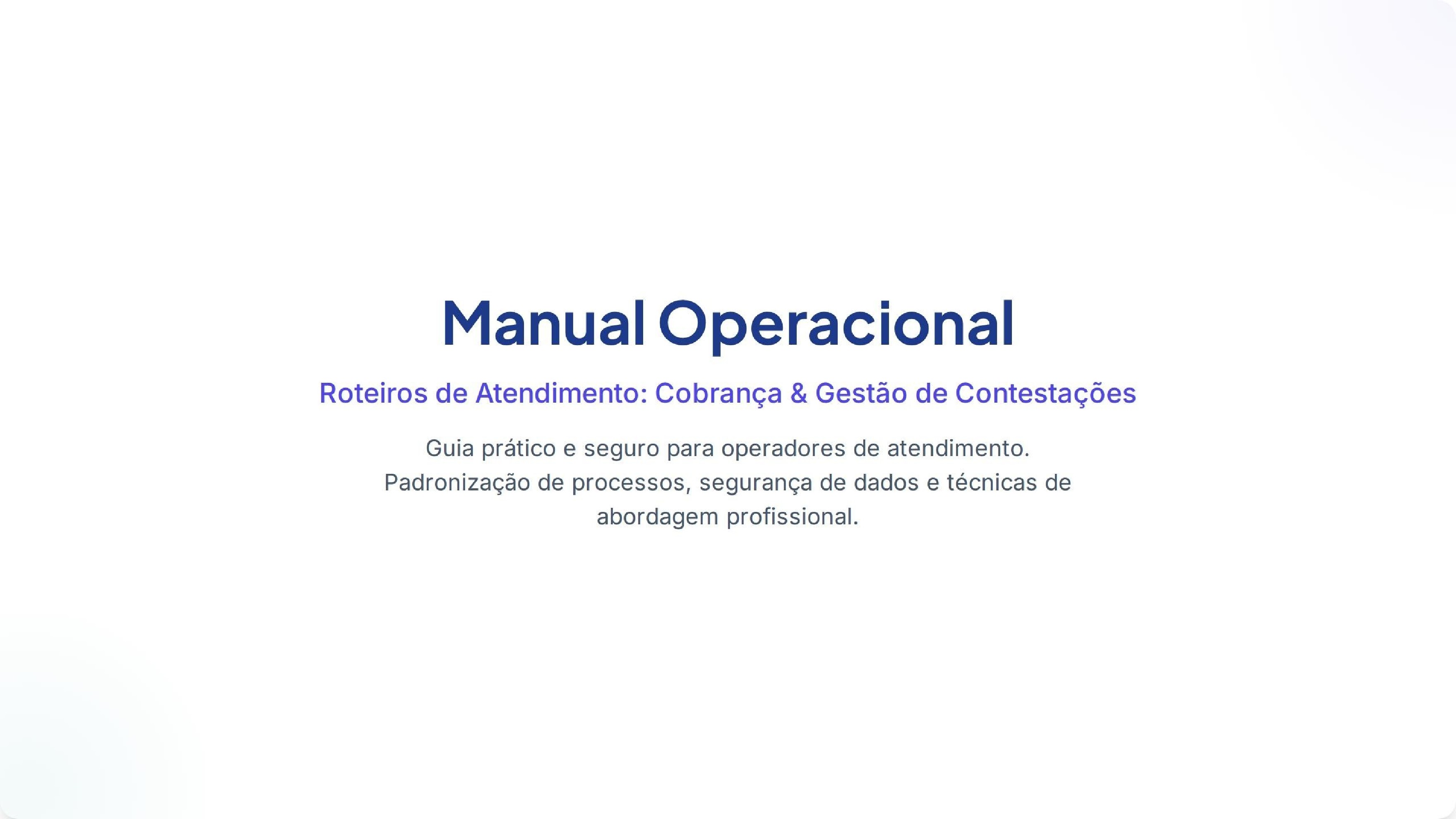 Capa do material Contestação